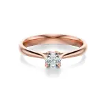 Pierścionek z diamentem różowe złoto AJPZ_111